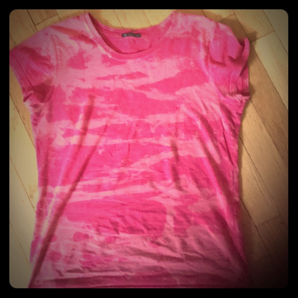 Pink camouflage shirt